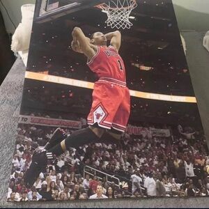 Derrick rose mvp 2011 playoffs poster
